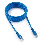 Патч-корд UTP Cablexpert cat.5e, 3м, литой, многожильный, синий, фото4