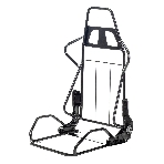 Кресло Бюрократ VIKING KNIGHT LT28 FABRIC серо-голубой, ткань, 120 кг, механизм качания, фото41