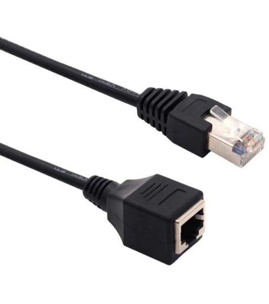 Патч-корд Buro BU-C5EXTND-1M-B UTP cat5E solid 1м черный RJ-45 (m)-RJ-45 (f)