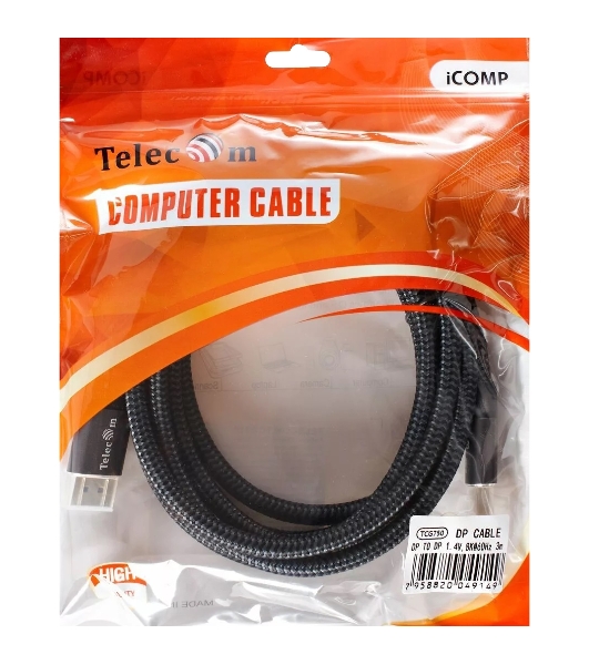 Кабель соединительный DP-DP 1.4V 8K@60Hz 3м, Telecom Pro TCG750-3M
