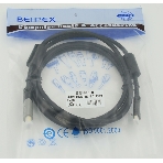 Кабель аудио-видео Behpex HDMI (m)/Mini HDMI (m) 2м. феррит.кольца черный, фото 1