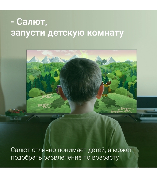 Телевизор Digma 55' DM-LED55UBB40 черный LED UHD 60Hz Салют ТВ