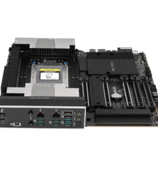 Материнская плата ASUS Pro WS TRX50-SAGE WIFI, sTR5, AMD TRX50, 4xDDR5, 4xSATA, 3xM.2, 1xSlimSAS, 1xPCI-E 5.0 x8, 1xPCI-E 4.0 x16, 1xPCI-E 4.0 x4, 2x 10Gb LAN, 2xUSB-A 2.0, 6xUSB-A 3.2 Gen 2, 1xUSB-C 3.2 Gen 2x2, 2x3.5 мм, 5.1, E-ATX