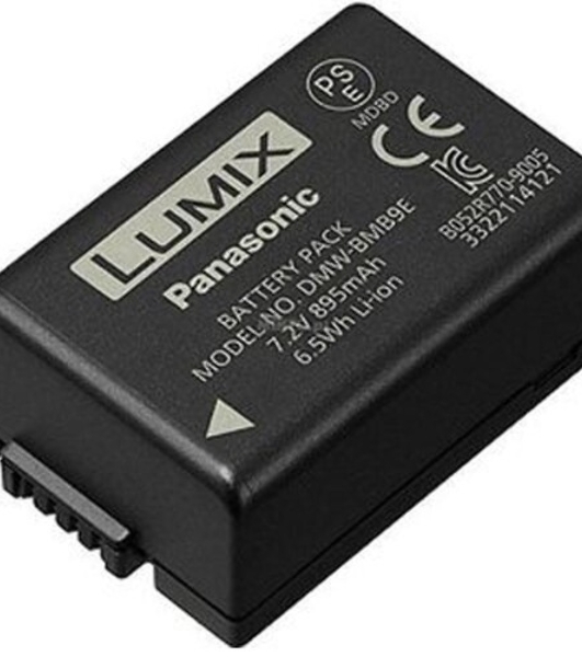 Аккумуляторная батарея для фотоаппарата Panasonic Lumix DMC-FZ72, DMC-FZ62 (DMW-BMB9E) 7,2V 1200mAh