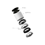 Корпус светильника накладной для насадок D70mm C7532 SBK черный песок D80*H80mm MR16 GU5.3, фото11