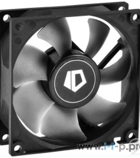 Вентилятор для корпуса ID-Cooling NO-8025-SD черный, 80 мм, 2000 об/мин, 21 дБ, 3 pin