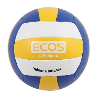 Ecos Мяч волейбольный ECOS MOTION VB103 (№5, 3-цвет., машин.сшивка, ПВХ)