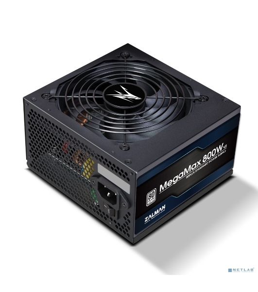 Блок питания Zalman MegaMax 800W (ZM800-TXII), 800Вт, 80 PLUS, 120мм, черный