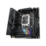 Материнская плата ASUS ROG STRIX B760-I GAMING WIFI, LGA 1700, Intel B760, 2xDDR5, 4xSATA, 2xM.2, 1xPCIe 5.0 x16, 1xHDMI, 1xDP, 1x 2.5Gb LAN, 3xUSB-A 2.0, 3xUSB-A 3.2 Gen 1, 1xUSB-C 3.2 Gen 1, 1xUSB-C 3.2 Gen 2x2, 5x3.5 мм, 7.1, Mini-ITX, фото23