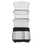Пароварка Centek CT-1459 серебристый, 9 л, ярусы - 3, 1050 Вт, электронное, фото6