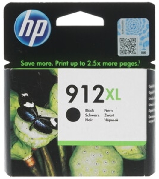 Картридж струйный HP 912 3YL84AE черный (825стр.) для HP OfficeJet 801x/802x