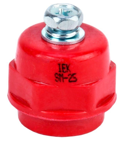 Изолятор SM25 (М6) силовой с болтом IEK YIS11-25-06-B
