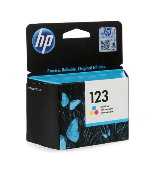 Картридж струйный HP 123 F6V16AE многоцветный, 100 стр., для HP DJ 2130