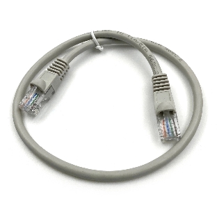 Патч-корд Buro LSZH UTP cat5E 0.5м серый RJ-45 (m)-RJ-45 (m)
