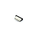 Разъем FPC Half Coverage Bottom Contact 1.0K-BX-4PWB 4 pin высота 2мм шаг 1мм, фото4
