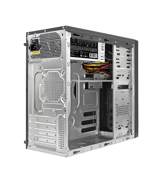 Компьютерный корпус Minitower ExeGate MA-372UX-UNS500 (mATX, БП UNS500 с вент. 12см, 2хUSB+2хUSB3.0, аудио, черный)