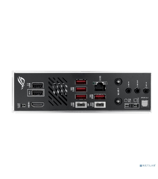 Материнская плата ASUS ROG STRIX B850-I GAMING WIFI, AM5, AMD B850, 2xDDR5, 2xM.2, 2xSATA, PCIe 4.0 x16, 1xHDMI, 1xUSB Type-C, 1x2.5Gb LAN, Wi-Fi 7, Bluetooth 5.4, 5xUSB-A 10Gbps, 1xUSB-C 20Gbps, 2xUSB-A 2.0, 3x3.5 мм, S/PDIF, 7.1, Mini-ITX