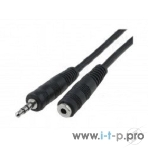 Кабель 5bites Кабель-удлинитель 5bites AC35J-030F 3.5 Jack/M - 3.5 Jack/F,3м, стерео, фото 1