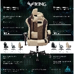 Кресло игровое Бюрократ VIKING 7 KNIGHT BR FABRIC коричневый текстиль/эко.кожа крестовина металл/пластик, фото36