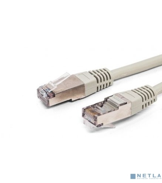 Кабель патч-корд Filum FL-F5-5M F/UTP 5e cat. 5м, 26AWG(7x0.16 мм), омедненный алюминий (CCA), PVC, серый