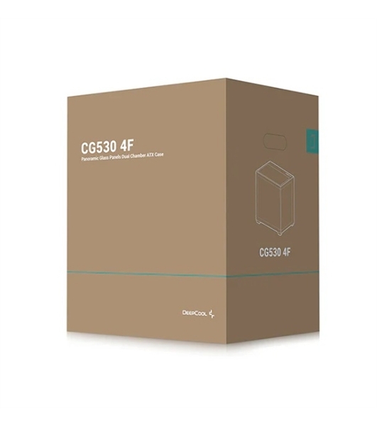 Компьютерный корпус Deepcool CG530 4F черный без БП ATX 2x120мм 2x140мм 2xUSB 2.0 1xUSB 3.0 audio bott PSU