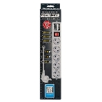 Сетевой фильтр Powercube SPG-B-15-WHITE 5 м, 5 розеток, белый, коробка, фото 1