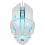 Мышь проводная Defender Host MB-982 белый, 1000 dpi, USB, кнопки - 3, фото3