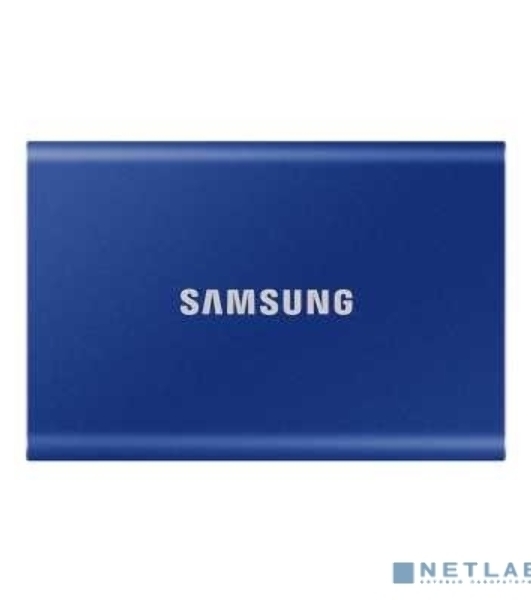 Внешний SSD Samsung T7, 2TB, USB 3.2 Gen 2 Type-C, R/W 1050/1000, синий