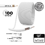 Кабель коаксиальный PROconnect SAT 703 B, Cu/Al/Cu, 64%, 75 Ом, бухта 100 м, белый, фото4