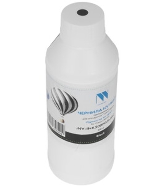 Чернила NVPrint пигментные NV-INK500PGM-BkC для аппаратов Canon PIXMA G5040, G6040, G2040, G7040, G1420, G2420, G3420, G2460, G3460, G3400, G4400, G2400, G1400, G3410, G4410, G2410, G1410, G3411, G1411, G1416; MAXIFY GX6040, GX7040 (500мл) черный