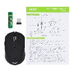 Мышь беспроводная Acer OMR050 черный, 1600 dpi, радиоканал, Bluetooth, USB, кнопки - 6, фото17