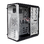 Компьютерный корпус ExeGate EX284022RUS Minitower BA-201 Black, mATX, (без БП), 2*USB, Audio, фото3