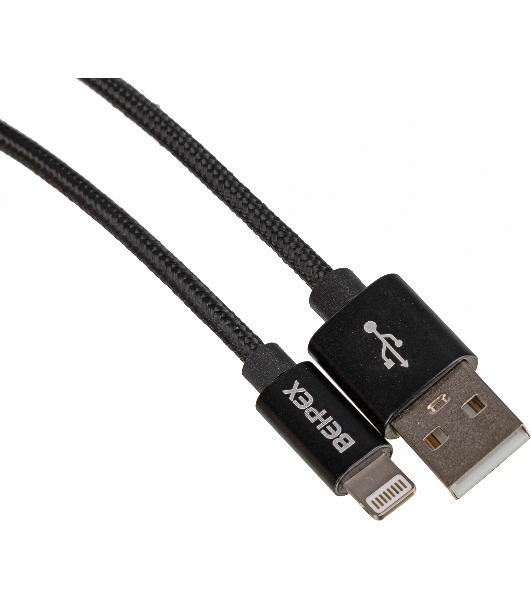 Кабель USB (m)-Lightning (m) 2м черный