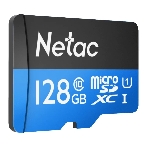Флеш карта MicroSDXC 128Gb Netac Class 10 UHS-I U1 P500 Standart + адаптер NT02P500STN-128G-R, фото3