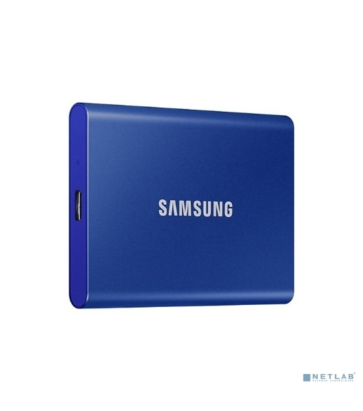 Внешний SSD Samsung T7, 2TB, USB 3.2 Gen 2 Type-C, R/W 1050/1000, синий