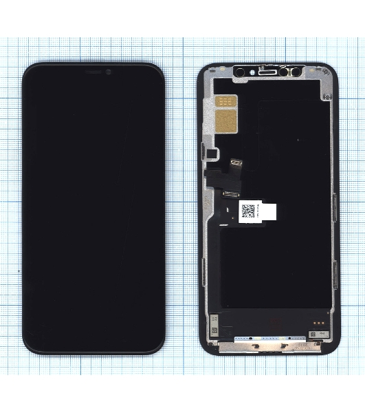 Дисплей Amperin для iPhone 11 Pro в сборе с тачскрином (Soft Oled), черный