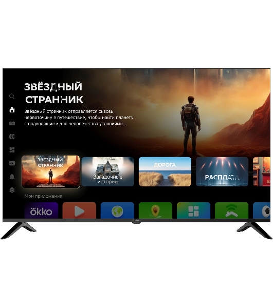 Телевизор Digma 50' DM-LED50UBB40 черный LED UHD 60Hz Smart TV