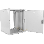 Шкаф коммутационный ЦМО (ШРН-15.500.1) настенный 15U 600x529 мм пер. дв. металл 200 кг серый 470 мм 180 град., фото 1