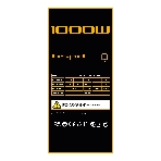 Блок питания Power Supply HSPD, 1000W 80 PLUS Gold (ATX, 3.1, PCIe 5.1, Full modular, 1x24(20+4)pin 600мм, 2xCPU 8(4+4)pin 700мм, 2xPCIe*2 8(6+2)pin 550+150мм, 1x12V(2x6) 12+4pin 600W 550мм 2xSATA*3 500+150+150мм, 1xMOLEX4pin*3+FDD 500+150+150+150мм, Active, 120x120мм, 150x140x86мм, APFC, OVP, UVP, SCP, OCP, OTP, OPP, NLO, SIP, black), фото2