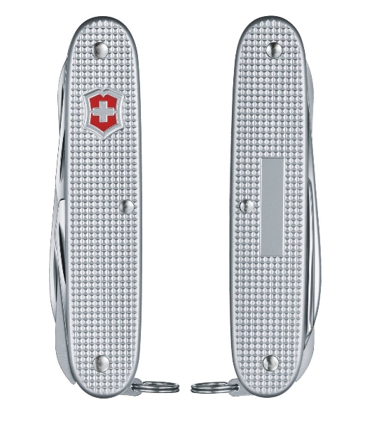 Нож Victorinox Farmer X Alox, 93 мм, 10 функций, алюминиевая рукоять, серебристый