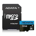 Флеш карта microSD 32Gb ADATA microSDHC Class 10 UHS-I A1 100/20 MB/s (SD адаптер), фото 1