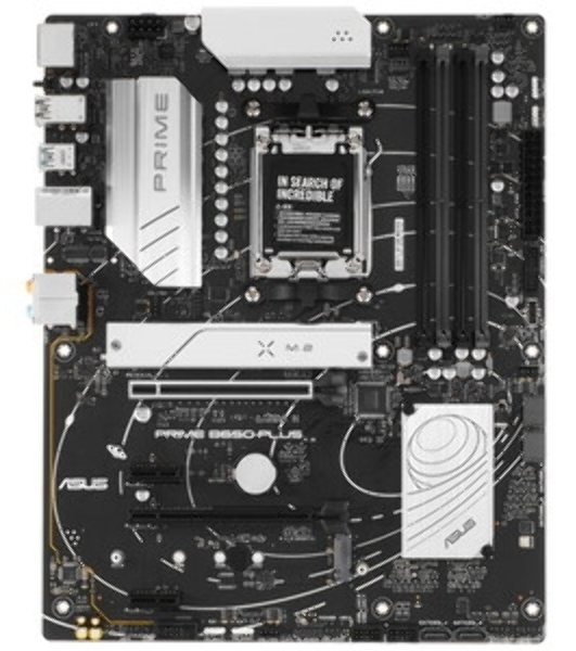 Материнская плата ASUS PRIME B650-PLUS-CSM, AM5, AMD B650, 4xDDR5, 4xSATA, 2xM.2, 1xPCIe 4.0 x16, 2xPCIe 4.0 x1, 1xDP, 1xHDMI, 1x2.5Gb LAN, 4xUSB-A 10Gbps, 2xUSB-A 5Gbps, 2xUSB-A 2.0, 5x3.5 мм, 7.1, ATX