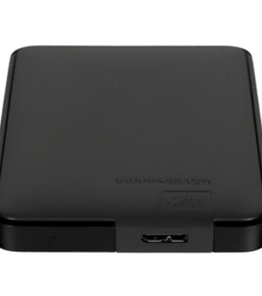 Внешний HDD 2.5' Western Digital Elements Portable, 2TB, USB 3.2 Gen 1 Type-A, 5400 rpm, черный
