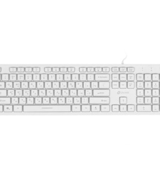 Клавиатура Oklick 550ML проводная, USB Type-A, белый