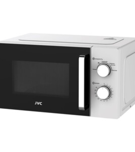 Микроволновая печь JVC JK-MW134M белый, 20 л, 700 Вт, переключатели - поворотный механизм