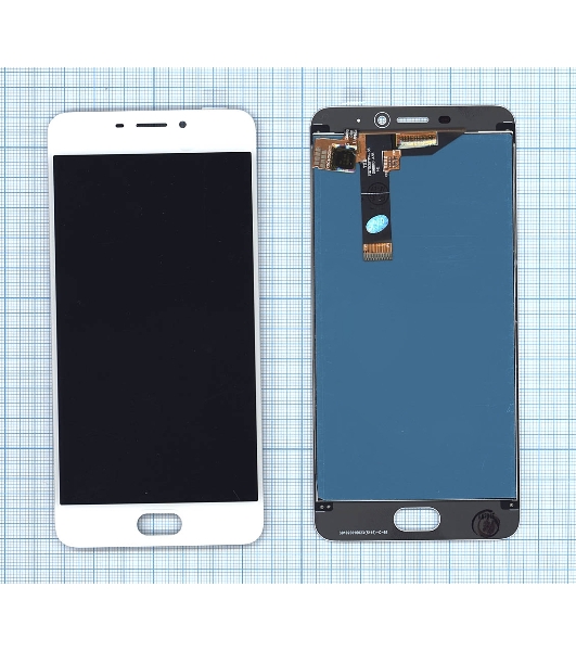 Дисплей для Meizu M6, белый