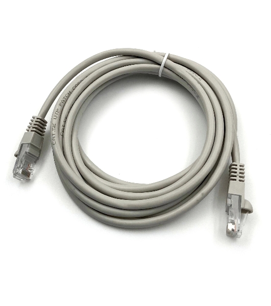 Патч-корд Buro LSZH UTP cat.5e 3м серый RJ-45 (m)-RJ-45 (m)