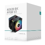 Кулер для процессора DEEPCOOL AG620 BK ARGB V2 черный 120мм алюминий+медь 1850rpm 29.4db 4-pin 260W 157мм, фото12