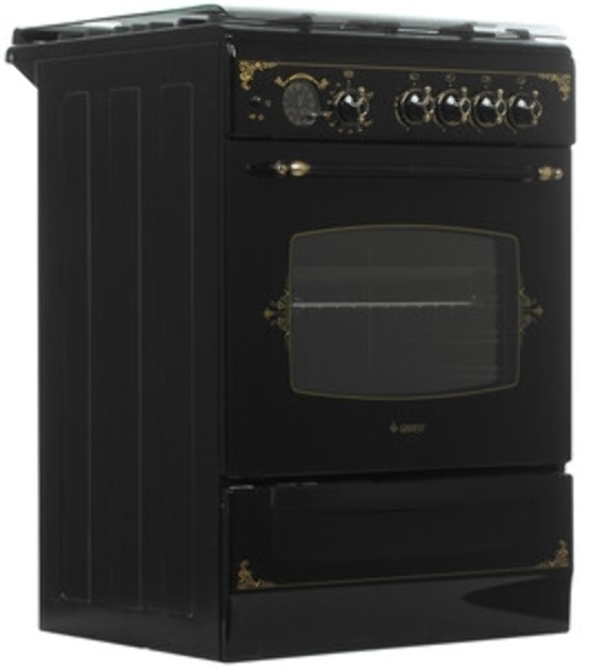 Плита газовая Gefest ПГ 6100-03 0179 черный, конфорок 4 шт, духовка 52 л, 60 см x 85 см x 60 см