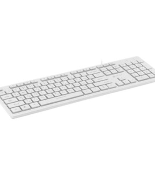 Клавиатура Oklick 550ML проводная, USB Type-A, белый